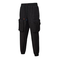 PUMA x ATTEMPT Crossover Casual Drawstring Woven Long Pants Black 598944-01