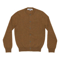 (WMNS) COMME des GARCONS PLAY Cardigan Pastel Series Sleeve Heart 'Brown' AZ-N091-051-3