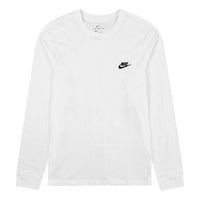 Nike M Nsw Club Casual Sports Round Neck Pullover Long Sleeves White AR5193-100