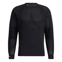 Men's adidas Golf Sports Pullover Long Sleeves Knitwear Black HB3597