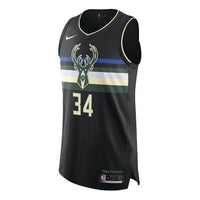 Nike NBA Giannis Antetokounmpo Milwaukee Bucks Statement Edition Authentic Jersey 'Black' AT9852-010