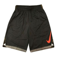 Nike Splicing Sports Basketball Shorts Black CD7098-010