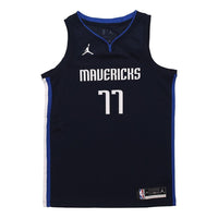 Nike NBA Basketball Jersey SW Fan Edition 20-21 Season Dallas Mavericks Doncic No. 77 Navy Blue Dark blue CV9474-421