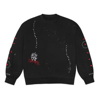 Travis Scott Cactus Jack FW22 Stitched Crewneck 'Black' TS-22FW006
