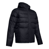 Under Armour Sportstyle Down Hooded Jacket 'Black' 1342693-001