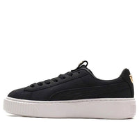 (WMNS) PUMA Platform Premium Logo 'Black White' 369921-01