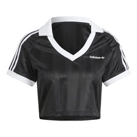(WMNS) adidas Football Crop Top 'Black' IR9780