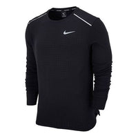 Nike Sphere Element Running Sports Round Neck Long Sleeves T-shirt Black CZ4223-010