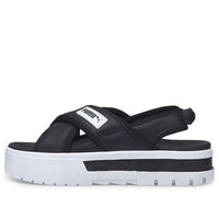 (WMNS) PUMA Mayze Sandal 'Black White' 384830-01