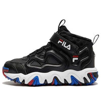 (GS) FILA Lifestyle High-Top Shoes 'Black White' K15B342991PBW