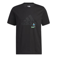 adidas Graphic Logo T-Shirts 'Black' IA8155