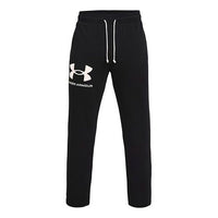 Under Armour Rival Terry Logo Fleece Sweatpants 'Black' 1361644-001