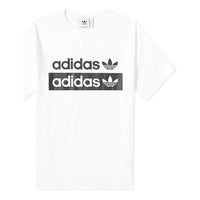 adidas originals Vocal Logo Tee Printing Short Sleeve White ED7195