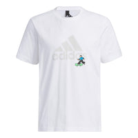 adidas Graphic Logo T-Shirts 'White' IA8156