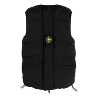 STONE ISLAND Quilted Reversible Down Vest 'Black' 7915G1119-V0029