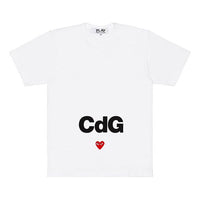 COMME des GARCONS PLAY x CDG Crossover Logo T-Shirt 'White' AE-T102-051-1