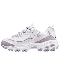 (WMNS) Skechers D'Lites 1.0 Shoes 'White Purple' 896180-WLV