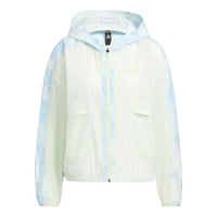 (WMNS) adidas Me Time Allover Print Windbreaker 'White' HI6826