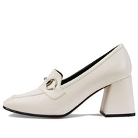 (WMNS) Gucci Horsebit Pump 'Off White Leather' 757753-AACE8-9022
