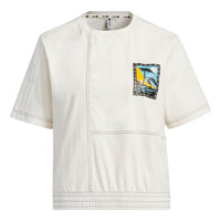 (WMNS) adidas Neo Graphic T-Shirt 'White' IA6896