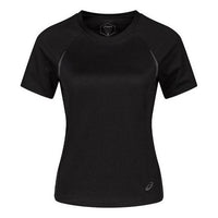 (WMNS) ASICS LITE-SHOW Short Sleeved Running Top Asia Sizing 'Performance Black' 2012D050-001