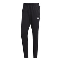 adidas Essentials Single Jersey Tapered Open Hem Pants 'Black' IC9409