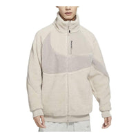 Nike Big Swoosh zipped jacket 'Beige' FB1910-236