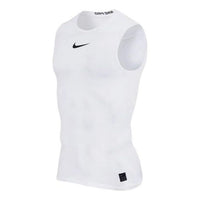 Men's Nike Solid Color Logo Sports Training Gym Vest White DD1638-100