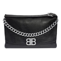 (WMNS) Balenciaga Bb Soft Large Flap Bag 'Black' 7484882AAI41000