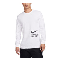 Nike Sportswear Big Swoosh Long Sleeve T-Shirt 'White' FJ1120-100