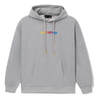 Li-Ning Embroidered Logo Hoodie 'Light Grey' AWDS533-3