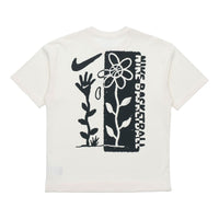 Nike Basketball Graffiti Print Short Sleeve For Men Beige Creamy DC1284-910