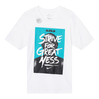 Nike LeBron James Printing Sports Short Sleeve White BQ3625-100