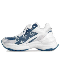 (WMNS) LOUIS VUITTON Run 55 Sneakers 'Denim Monogram with Grey White' 1AC27W