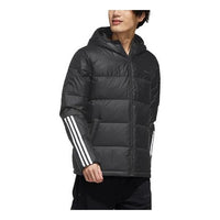 adidas neo M STRT DWN PUFF Sports hooded down Jacket Black GJ8859