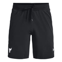 Under Armour Project Rock Snap Training Shorts Asia Sizing 'Black White' 1361616-002