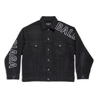 Balenciaga Outline Large Fit Jacket 'Black' 767949TNW111672