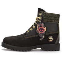 (WMNS) Timberland Lunar New Year 6 Inch Lace Up Boots 'Black Nubuck' A28MBW