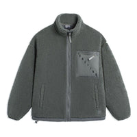 Li-Ning BadFive Logo Polar Fleece Jacket 'Grey' AFDSA67-5