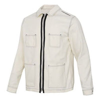 Converse Pocket Woven Long Sleeves Jacket 'White' 10020896-A04