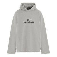 Balenciaga BB Pixel Print Hoodie 'Grey' 661711TKVF68174