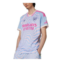 adidas Arsenal x adidas by Stella McCartney Jersey 'Blue Pink' HZ2119