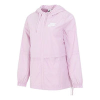(WMNS) Nike AS W Nike Sportswear RPL ESSNTL WVN JKT Jacket Regal PINK AJ2983-695