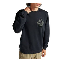 Converse All Star Winter Art Graphic Crew Sweatshirt 'Black' 10025632-A01