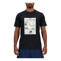 New Balance Sport Essentials Poster T-shirt 'Black' MT41595-BK
