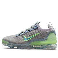 (GS) Nike Air VaporMax 2021 Flyknit 'Grey Light Liquid Lime' DB1550-003