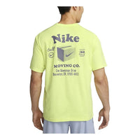 Nike Dri-FIT UV Hyverse Short-Sleeve Fitness Top 'Light Lemon Twist' DX0907-736