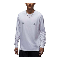 Air Jordan Flight Graphic Long Sleeve T-shirt Asia Sizing 'White' FZ1935-100