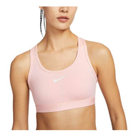 (WMNS) Nike Swoosh Medium Support Padded Sports Bra Asia Sizing 'Pink' DX6822-608