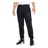 Nike Swoosh Dri-FIT Fleece Fitness Joggers Asia Sizing 'Black' FV9947-010